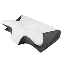 Height-enhancing Model Ergonomic Memory Foam Pillow - Orthopedic Contour Pillow for Neck &amp; Shoulder Support (61x43x16cm)