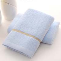 Blue Luxury Soft Cotton Towel Set - 5-Piece Bathroom Towels, Absorbent &amp; Quick-Drying, Gentle for Sensitive Skin