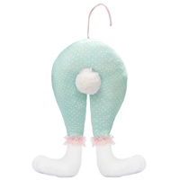 Green Easter Bunny Hanging Legs Decoration - Festive Home Scene Prop 54cm (24.3in)