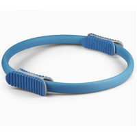 2 PCS Blue 38cm Pilates Ring Circle with Comfort Foam Handles for Core &amp; Muscle Toning