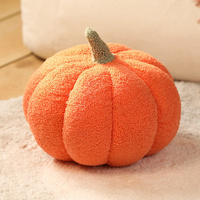 Orange 2-PCS 30cm Creative Plush Pumpkin Pillow for Sofa, Window Seat &amp; Living Room Decoration
