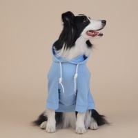 3XL Blue Cute Dog Hoodie with Adjustable Drawstring - Available in Various Sizes