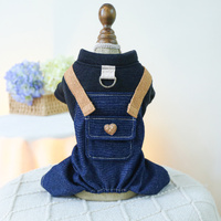 L Punk Strappy Pants - Black Cute Four-Legged Dog Clothes - Spring/Summer Pet Outfit, Soft &amp; Breathable
