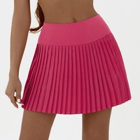 High waist Pink pleated skirt | built-in shorts to prevent exposure - suitable for yoga, badminton and golf  Size M