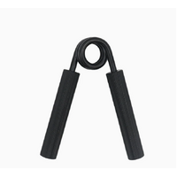 2 pcs Black Heavy Duty Metal Hand Grip Strengthener - Hand Training Equipment for Rehabilitation &amp; Fitness with Adjustable Resistance 300LB
