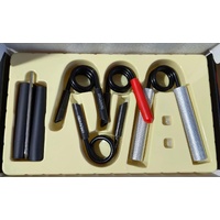 4-in-1 Aluminum Metal Grip Strength Trainer Set with Adjustable Resistance - Wrist, Finger, and Arm Exercise （50LB-200LB）