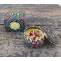 Small Scented Candle Set - 4 Soy Wax Candles, Travel Candle Set (Lavender)