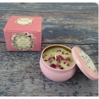 Small Scented Candle Set - 4 Soy Wax Candles, Travel Candle Set (Jasmine)