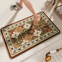Non-Slip Diatomaceous Earth Bath Mat - Quick-Dry, Durable Toilet Rug 40x60cm