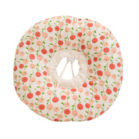 2 pcs Small Cherry Soft Pet Recovery Collar - Comfortable Anti-Lick Cone for Cats &amp; Dogs Size M