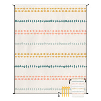 Style STD-001-32 Colorful Quick Dry Beach Mat Sand Proof Waterproof Outdoor Picnic Blanket - Compact &amp; Lightweight