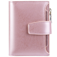 Purple Premium Genuine Leather RFID Blocking Women&#39;s Wallet - Lightweight, Multi-Functional, and Stylish