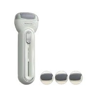 Light Green Electric Foot Grinder with USB Charging - Dual-Speed Callus Remover for Smooth, Exfoliated Feet