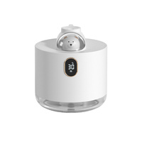 White Astronaut Humidifier with LED Night Light - Whisper Quiet for Bedroom