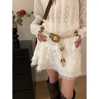 2 PCS Waist Rope Braid Ethnic Style Waist Chain - Beaded Bohemian Belt for Women