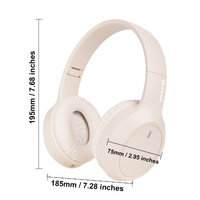 Khaki Over-Ear Wireless Headphones - Immersive Sound, 360° Surround Sound