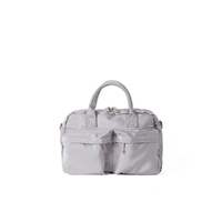 Grey Casual Nylon Tote Bag - Lightweight Korean-Style Crossbody Bag, Large Capacity