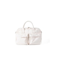 White Casual Nylon Tote Bag - Lightweight Korean-Style Crossbody Bag, Large Capacity