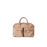 Khaki Casual Nylon Tote Bag - Lightweight Korean-Style Crossbody Bag, Large Capacity