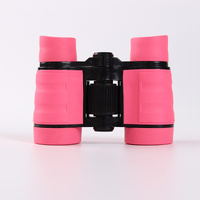 Pink 2-Pack 4x30 Kids Binoculars Set - Lightweight &amp; Durable for Young Explorers
