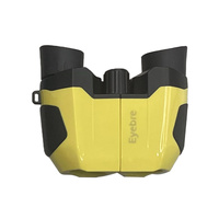 Yellow (Glossy) 10x22 Kids Binoculars - Multi-Color Compact High-Definition Telescope for Outdoor Adventures &amp; Concerts