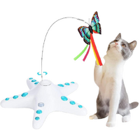 Starfish Butterfly Cat Teaser Toys 228 * 228 * 70mm