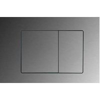 R&amp;T Standard Cisterns Push Plates - Square Gun Metal