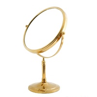 5X &amp; 1X Tabletop Magnifying Mirror - Royal Gold