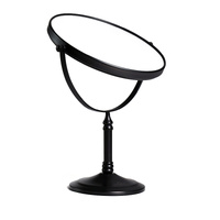 5X &amp; 1X Tabletop Magnifying Mirror - Matte Black