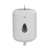 Center-Pull Paper Dispenser - White