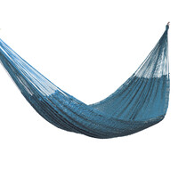 Mayan Legacy King Size Outdoor Cotton Mexican Hammock in Bondi  Colour