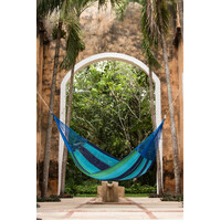 Outdoor undercover cotton Mayan Legacy hammock King size Oceanica