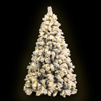 Jingle Jollys Christmas Tree 1.8M Xmas Tree with 350 LED Lights Snowy Tips