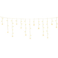 160 LED 6M Christmas Lights Icicle Light Solar Warm Jingle Jollys