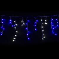 Jingle Jollys Christmas Lights 20M 800 LED Icicle Light Blue White Decorations
