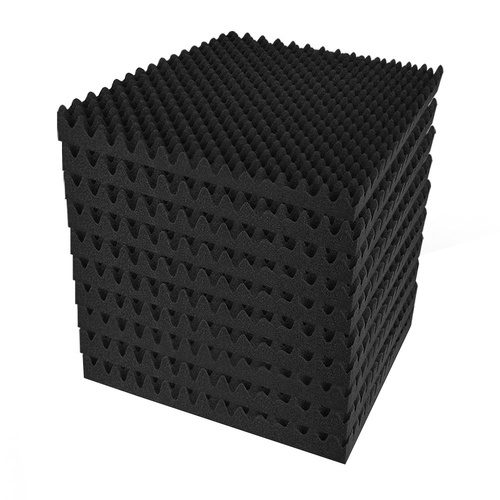 Alpha Acoustic Foam 20pcs 50x50x5cm Sound Absorption Proofing Panels Eggshell - Main Image