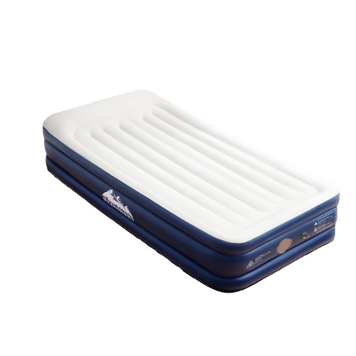 Weisshorn Air Mattress Single Inflatable Bed 46cm Air bed Grey - Main Image