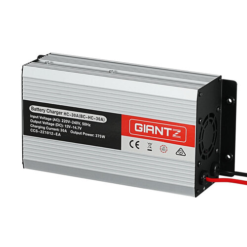Giantz 12V 30A Car Battery Charger 30Amp ATV 4WD Boat Caravan - Main Image