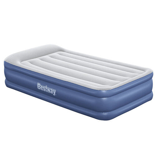 Bestway Air Mattress Inflatable Bed 46cm Airbed Single Blue - Main Image