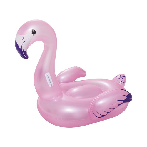 Bestway Kids Flamingo Rider Ride On Float Floating Seat Pool Lounger 1.27Mx1.27M - Main Image