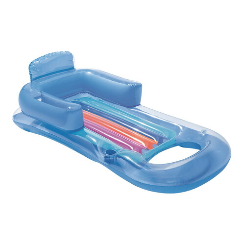 Bestway Pool Float Inflatable Lounge Seat Pillow Bed Cup Holder - Main Image
