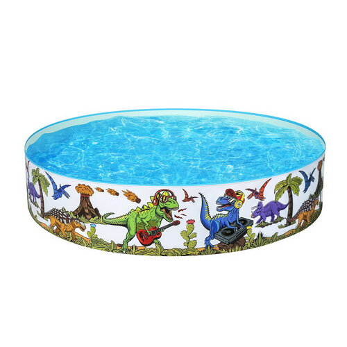Bestway Kids Pool 183x38cm Round Above Ground Rigid Swimming Pools Dinosaur 946L - Main Image