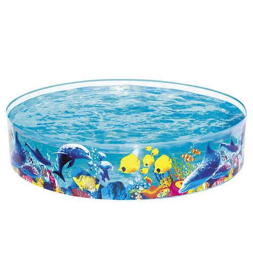Bestway Kids Pool 183x38cm Round Above Ground Rigid Swimming Pools Undersea 946L - Main Image