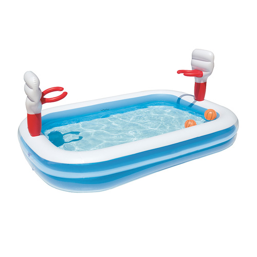 Bestway Kids Pool 251x168x102cm Inflatable Above Ground Swimming Play Pools 636L - Main Image