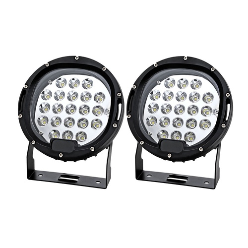 Giantz Pair LED Driving Lights 7 Inch Flood Spot Lights Car Truck SUV 12V 24V - Main Image