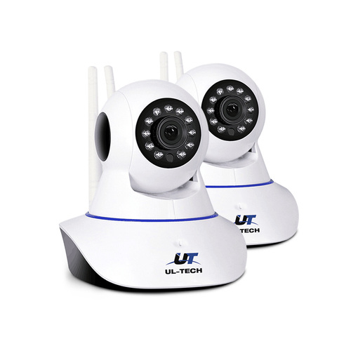 UL-tech 1080P Wireless IP Cameras Security WIFI Cam White - Main Image
