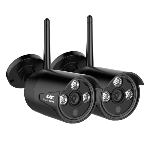 UL-tech Wireless CCTV 3MP 2 Cameras Bullet - Main Image