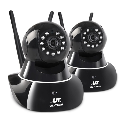 UL-tech 1080P Wireless IP Cameras Security WIFI Cam Black - Main Image
