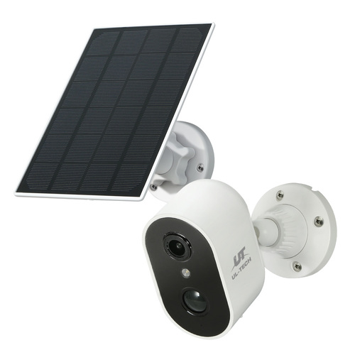 UL-tech 1080P Wireless Security IP Camera Rechargeable Outdoor CCTV Solar Panel - Main Image
