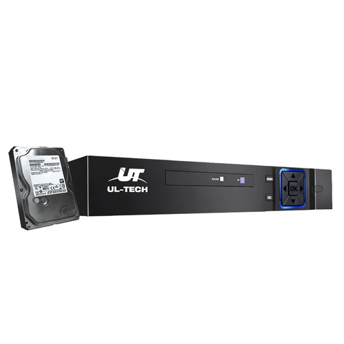 UL-tech 4CH DVR 1080P 5in1 CCTV Video Recorder 4TB Hard Drive - Main Image